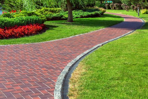 Brick Walkway Installation in Avon
