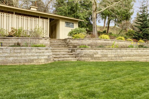 Retaining Wall Construction in Avon