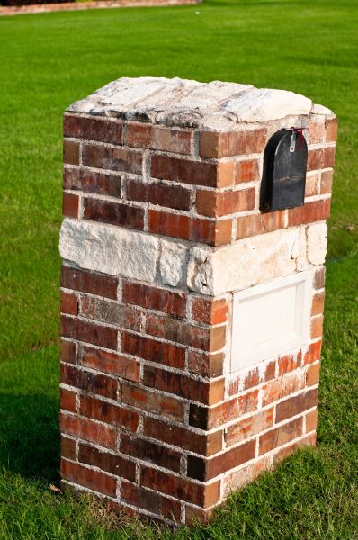 Brick Mailbox Installation in Avon